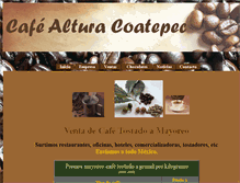 Tablet Screenshot of cafecoatepec.com